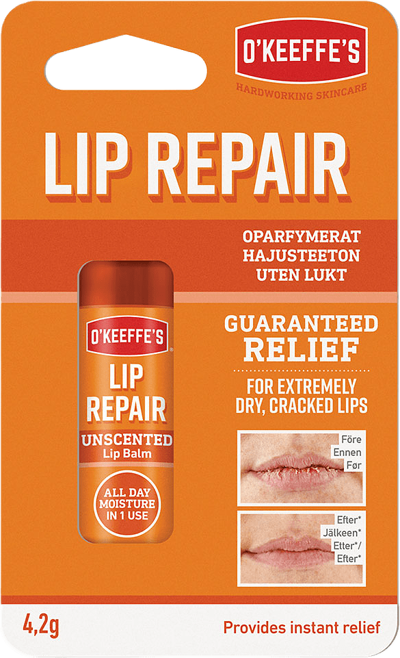 Lip Repair Stick Unscented, från O'Keeffe's.