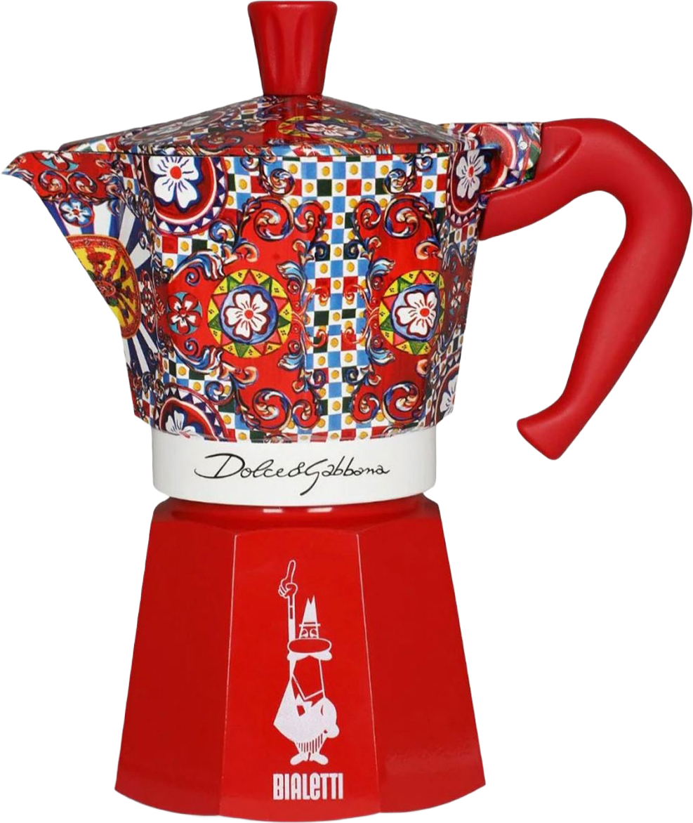 Kaffekokare 6 kopp D&G MOKA, från Bialetti, i färgen Multi.