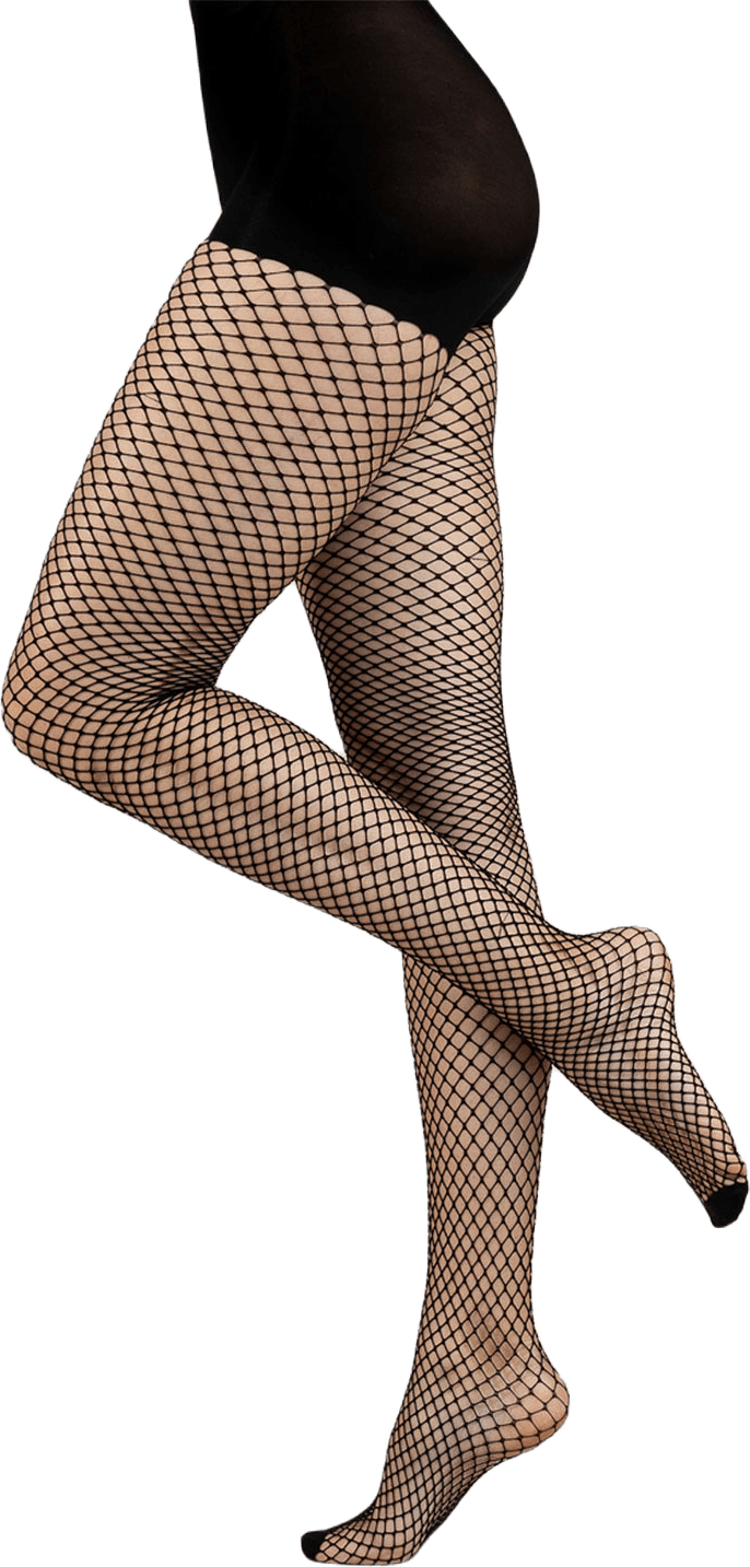 Strumpbyxa Fishnet, från BleuForêt, i färgen Noir.