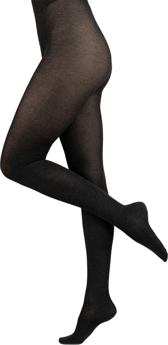 Bomullsstrumpbyxa, från BleuForêt, i färgen Anthracite.