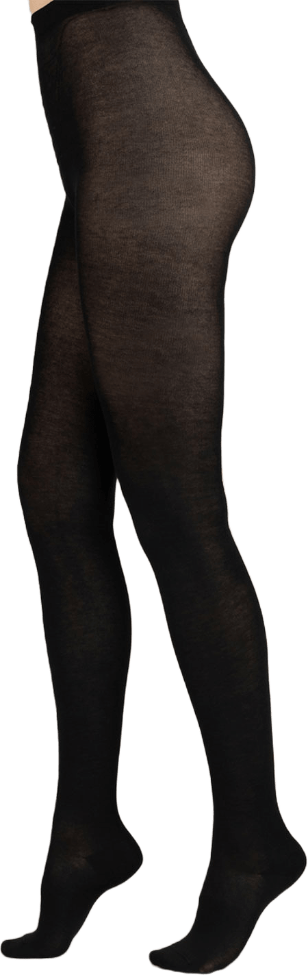 Bomullsstrumpbyxa, från BleuForêt, i färgen Noir.