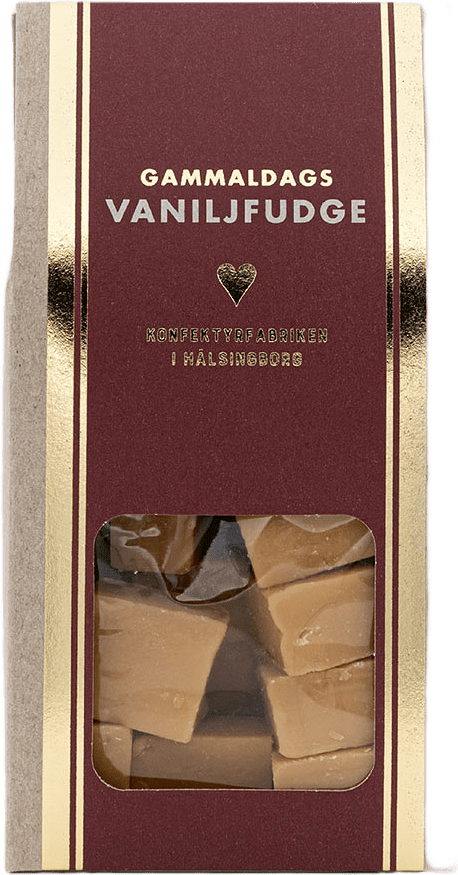 Gammaldags Vaniljfudge, från Konfektyrfabriken i Hälsingborg, i färgen Beige.