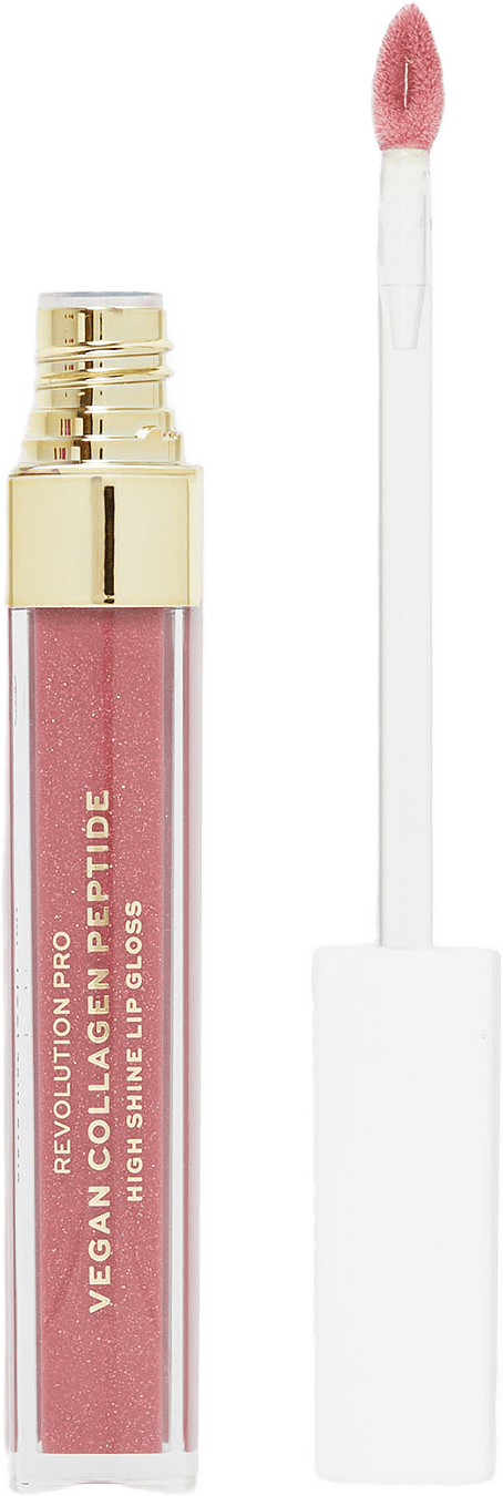 Pro Vegan Collagen Peptide High Shine Lip Gloss, från Revolution, i färgen Stripped.