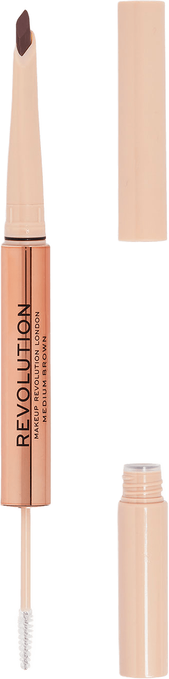 Fluffy Brow Filter Duo, från Revolution, i färgen Medium Brown.