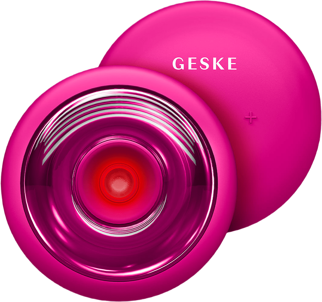 Sonic Cool & Warm Face and Body Massager | 9 in 1, från GESKE, i färgen Magenta.