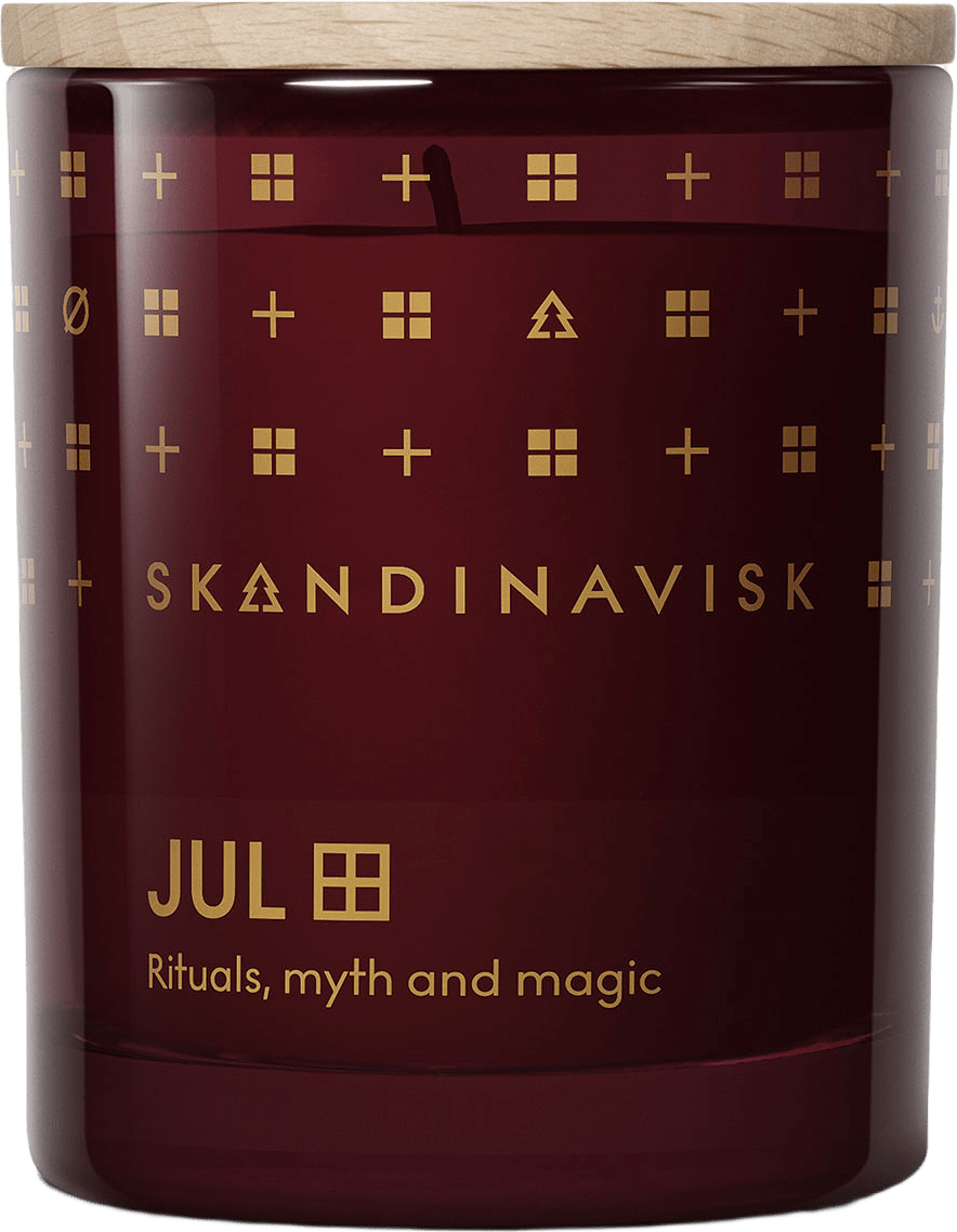 Jul doftljus, från Skandinavisk, i färgen Merlot Red.