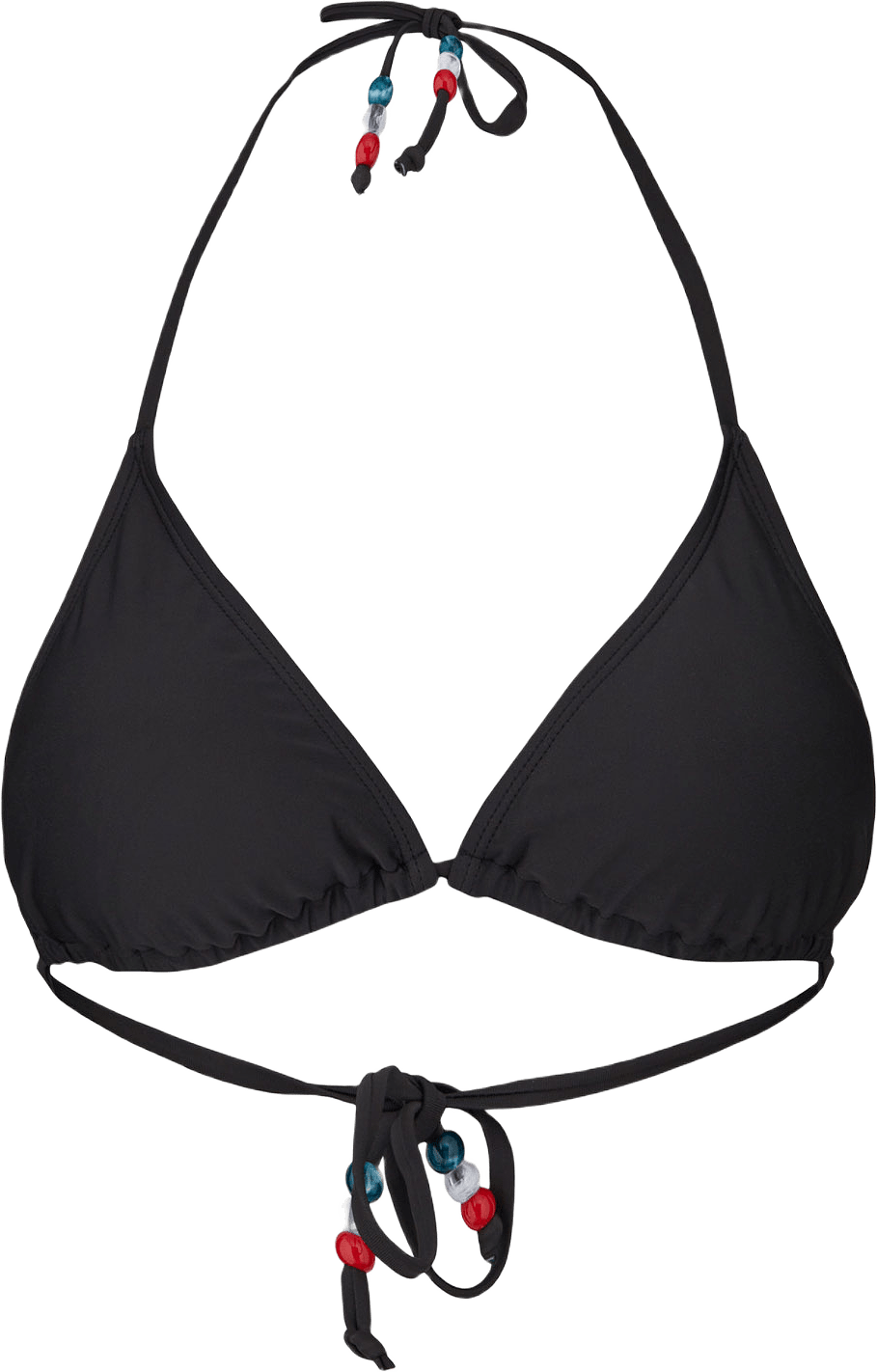 Solid Bel Bikini Top, från Becksöndergaard, i färgen Black.