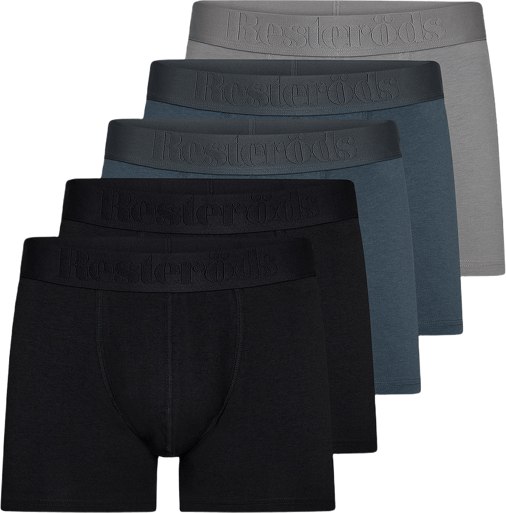 Boxer Bamboo 5-pack Regular leg, från Resteröds, i färgen Multicolor1.