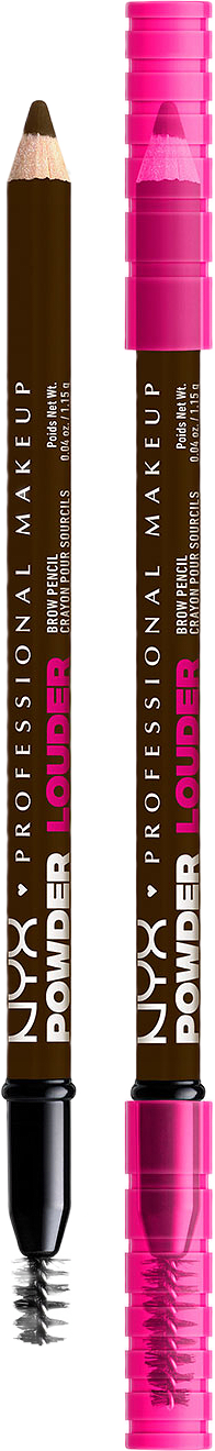 Powder Louder Eyebrow pencil, från NYX Professional Makeup, i färgen Ash Brown.