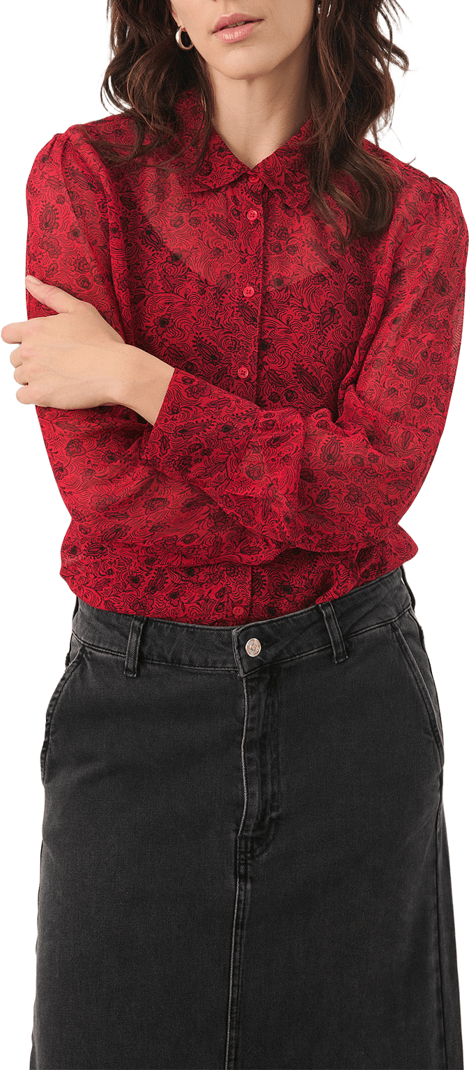 DelvinaPW SH, från Part Two, i färgen Salsa Leaf Print.