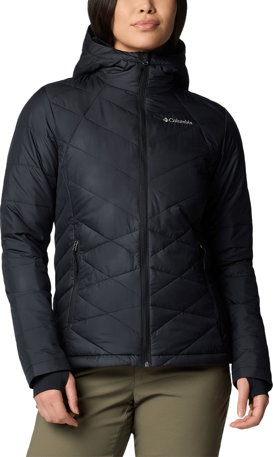 Heavenly™ Hooded Jacket, från Columbia, i färgen Black.
