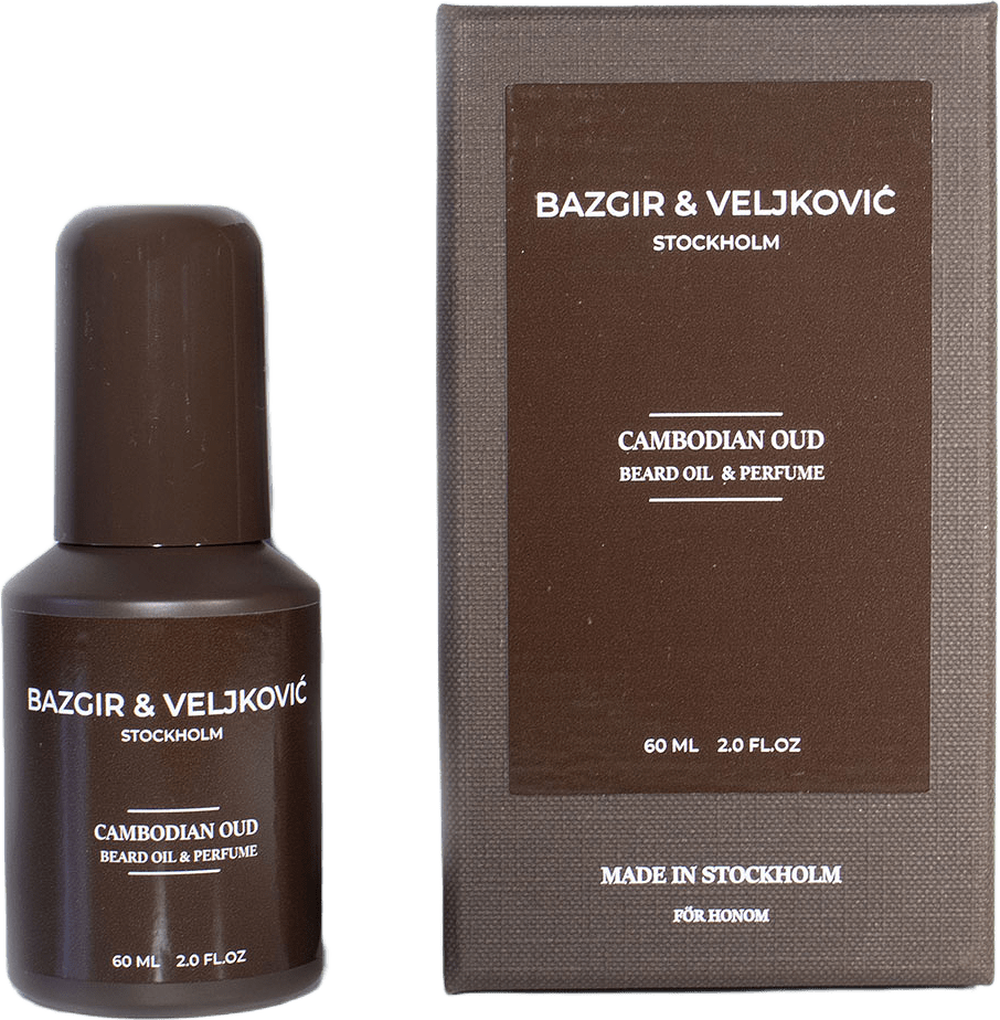 Bazgir & Veljkovic Beard Oil & Perfume- Cambodian Oud, från Bazgir & Veljkovic.