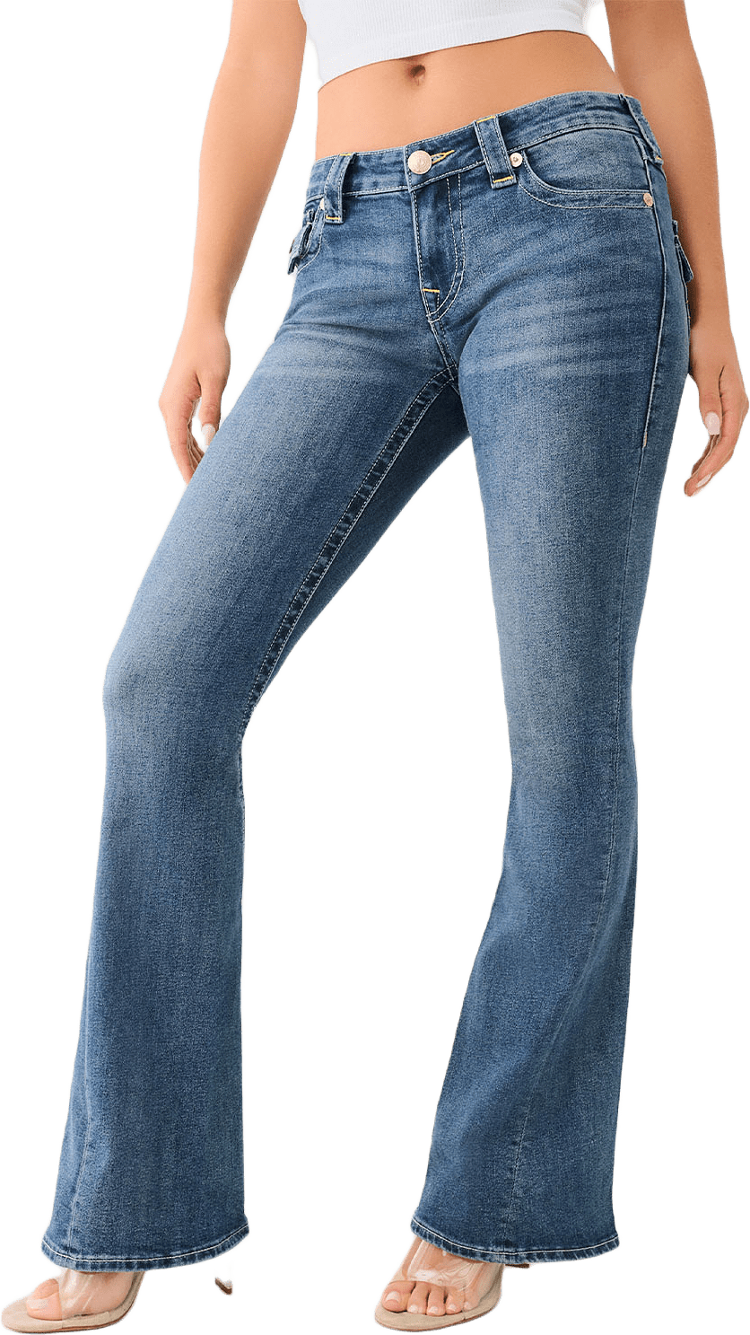 Joey Lr Flare, från True Religion, i färgen Arabella.