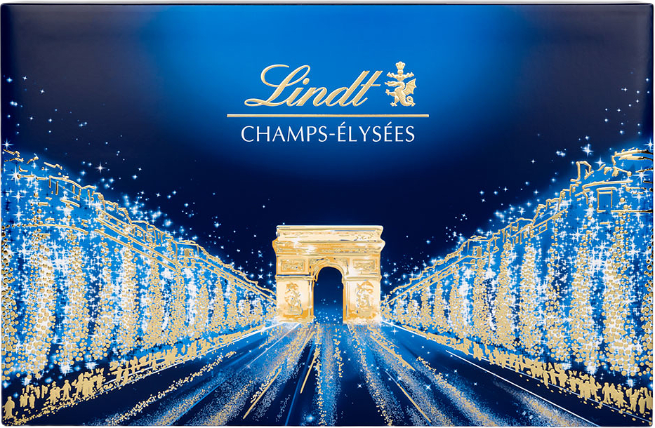 CHAMPS-ÉLYSÉES 469g, från Lindt, i färgen Blue.
