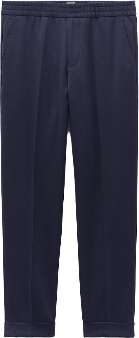 Terry Cropped Trousers, från Filippa K, i färgen Navy.