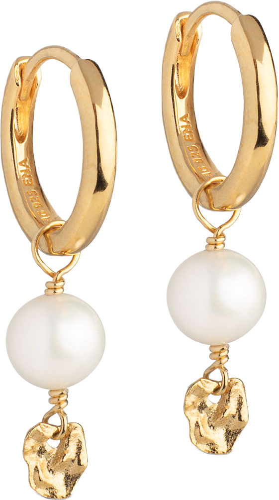 Hoop, Cara, från ENAMEL Copenhagen, i färgen Pearls.