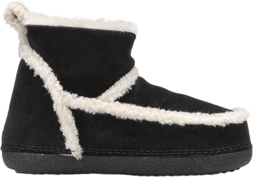 Classic Shearling Low, från Inuikii, i färgen Black.