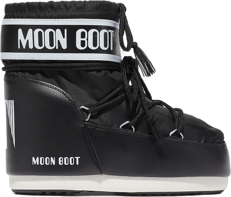 Icon Low Nylon, från Moon Boot, i färgen Black.