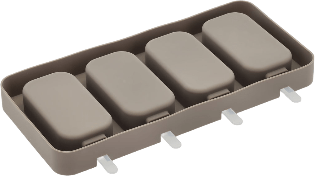 Isglassform för 4 st Classic Latte Silikon, från Blomsterbergs, i färgen Latte.