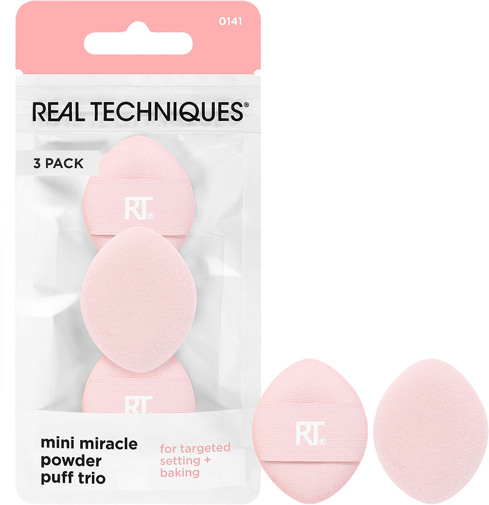 Mini Miracle Powder Puff Trio, från Real Techniques.