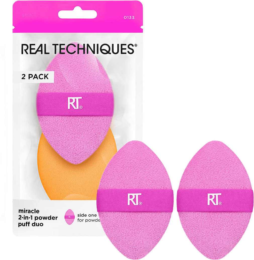 Miracle 2-in1 Powder Puff Duo, från Real Techniques.