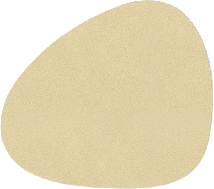 Glasunderlägg, Curve Nupo, från LindDNA, i färgen Lemon Sorbet.