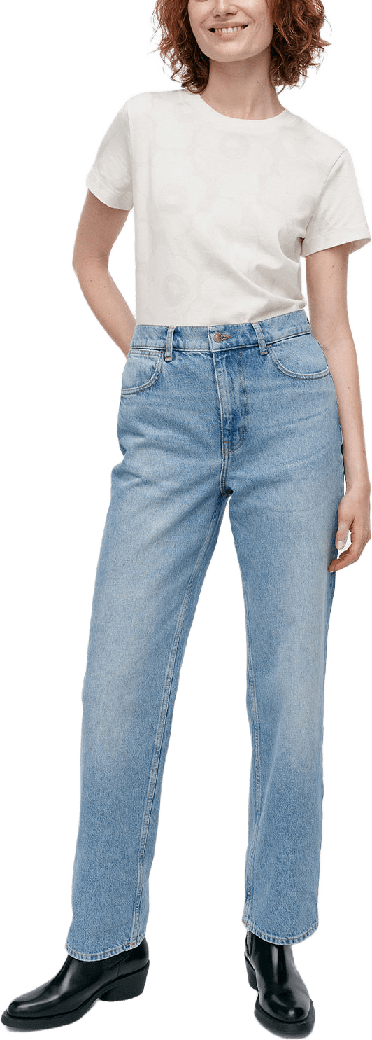 Maridenim Straight Trouser, från Marimekko, i färgen Light Indigo.