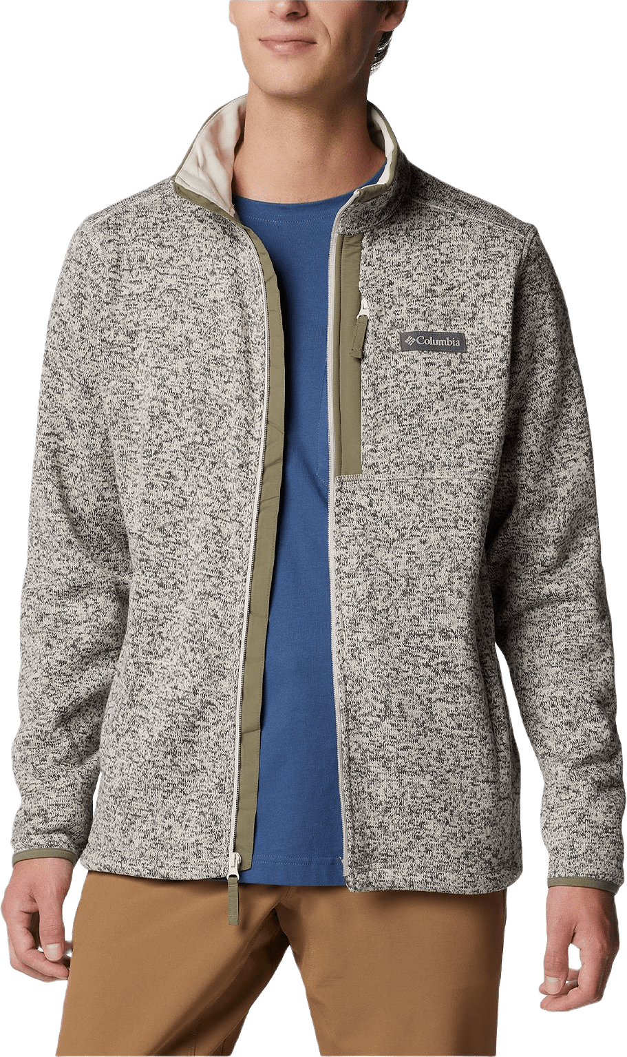 Sweater Weather™ Full Zip, från Columbia, i färgen Dark Stone Heat.