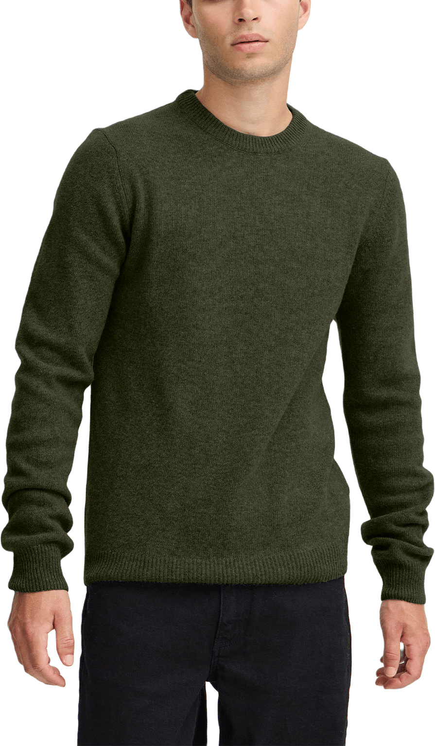 Cfkarl Lambswool Crew Neck Pullover, från Casual Friday, i färgen Deep Depths.