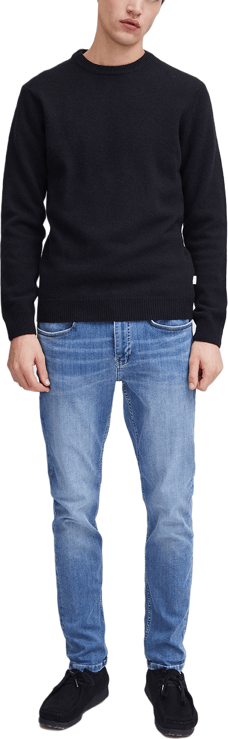 Cfkarl Lambswool Crew Neck Pullover, från Casual Friday, i färgen Anthracite Black.