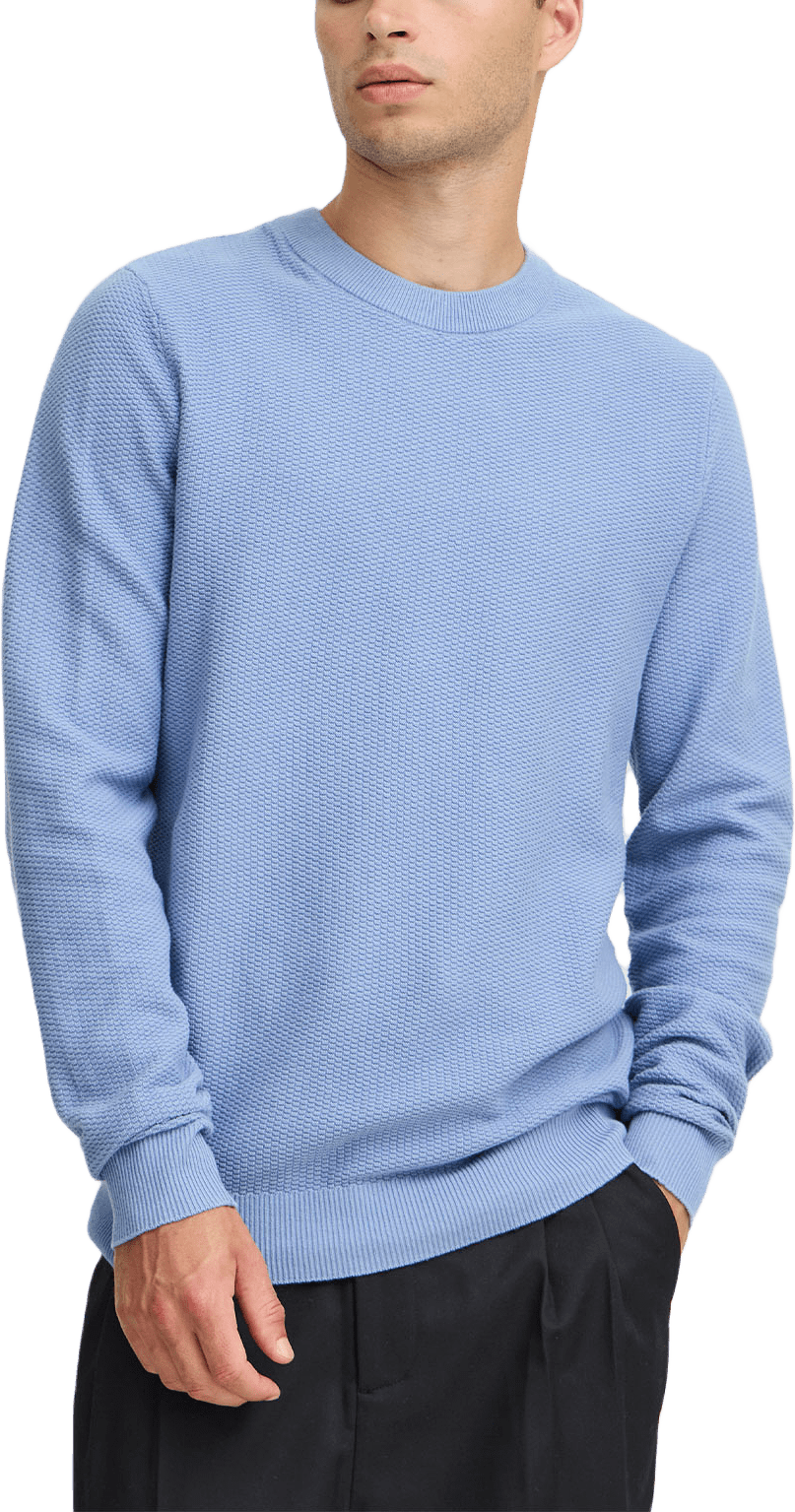 Cfkarl 0160 Structured Crew Neck Knit Pullover