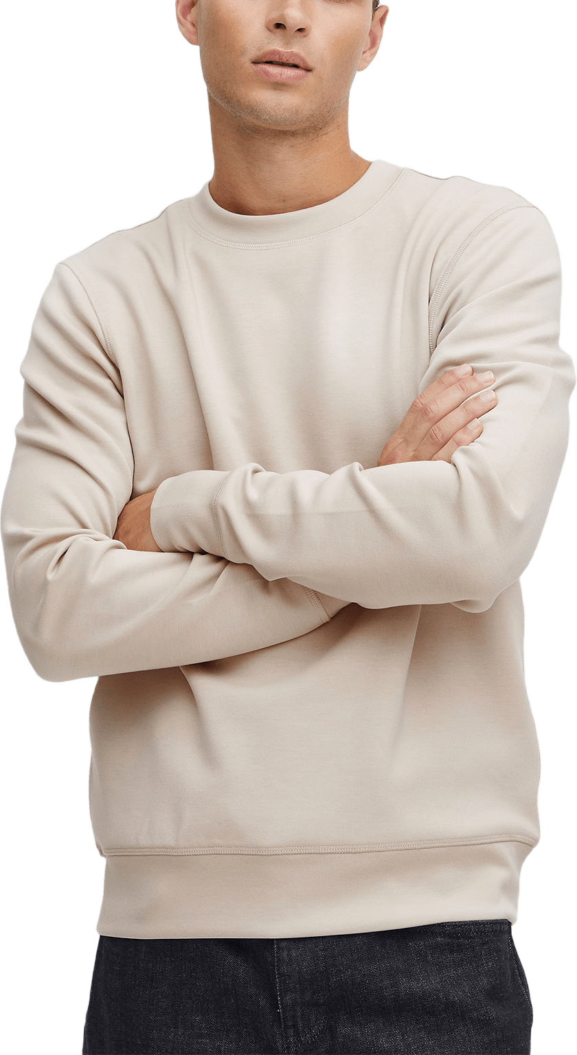 Cfsebastian 0096 Crew Neck Swe Sweatshirt, från Casual Friday, i färgen Chateau Gray.