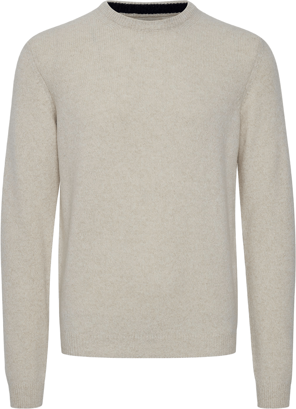Cfkarl Lambswool Crew Neck Pullover, från Casual Friday, i färgen Light Sand Melange.