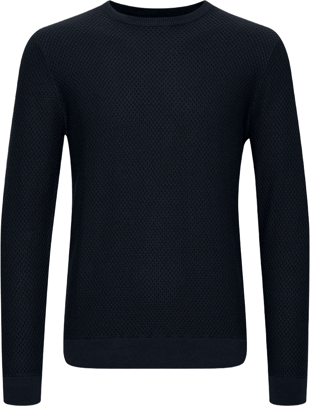 Cfkarlo Structured Crew Neck Knit Pullover, från Casual Friday, i färgen Navy Blazer.