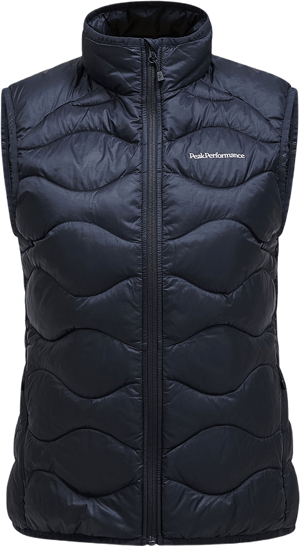 W Helium Down Vest, från Peak Performance, i färgen Black.