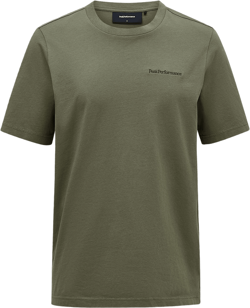 M Original Small Logo Tee, från Peak Performance, i färgen Pine Needle.