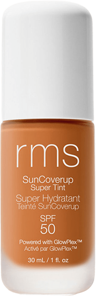 SunCoverup Super Tint SPF 50, från rms beauty, i färgen Caramel.