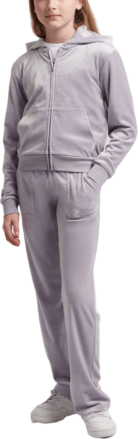 Tonal Wide Leg Jogger, från Juicy Couture, i färgen Dapple Grey.