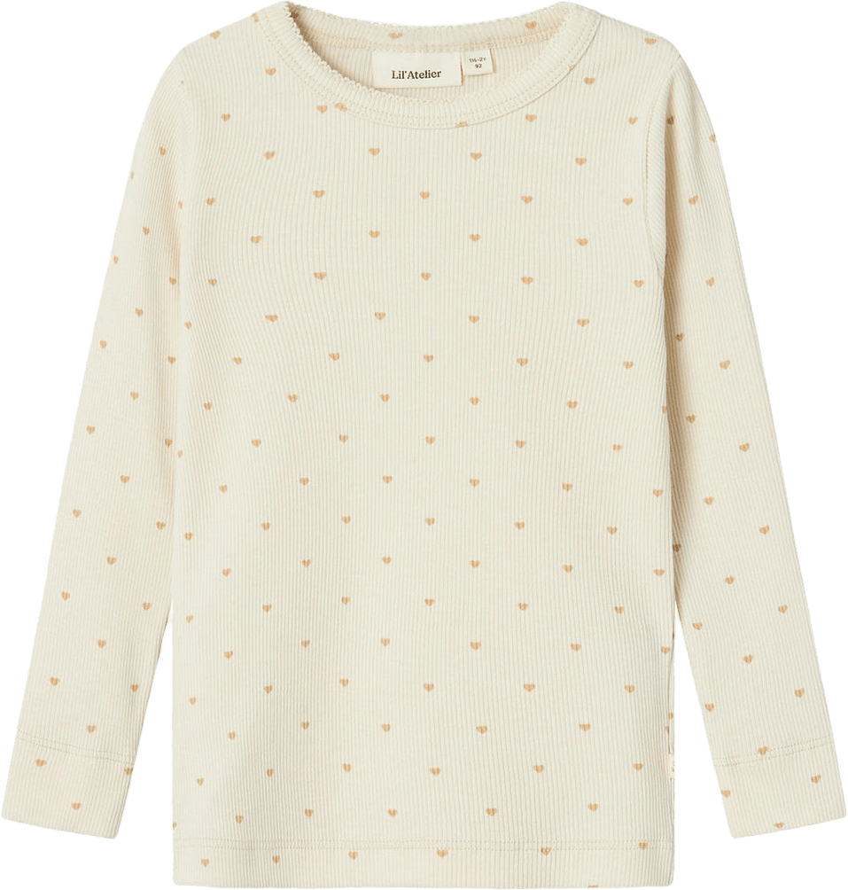 Gago Slim Topp, från Lil'Atelier, i färgen Turtledove Heart.