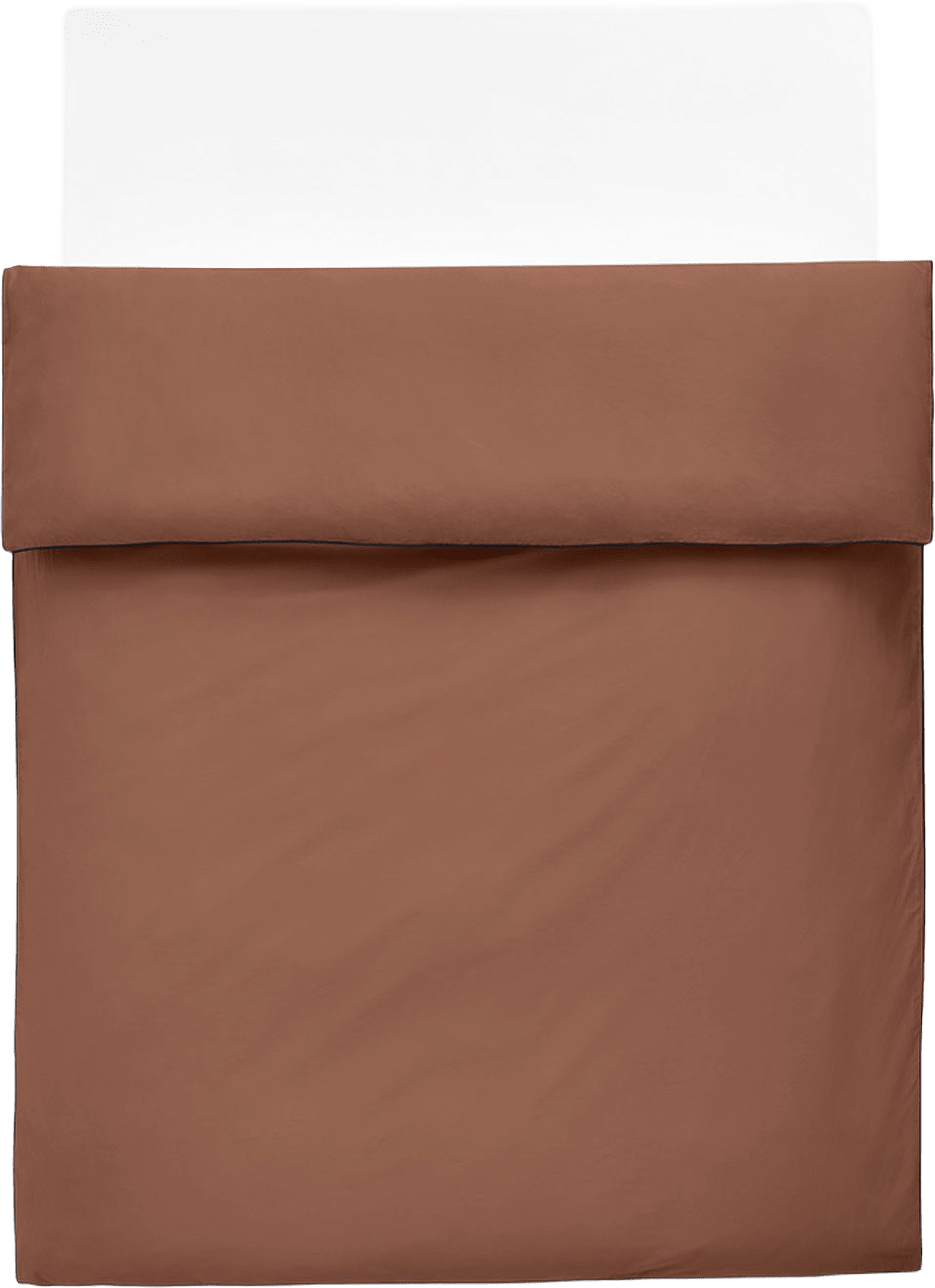 Outline Duvet Cover W150 x L210, från HAY, i färgen Milk Chocolate.