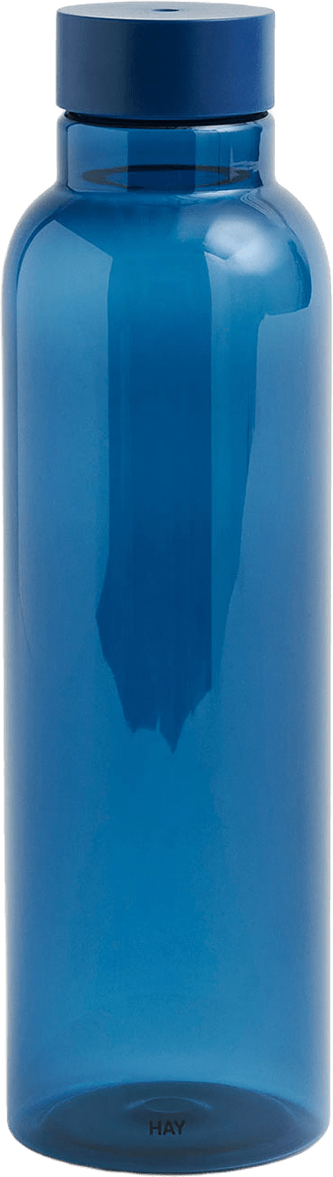 Miz Water Bottle 0,72 L, från HAY, i färgen Dark Blue.