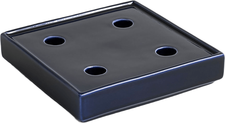 Mattone Candleholder, från HAY, i färgen Dark Blue.