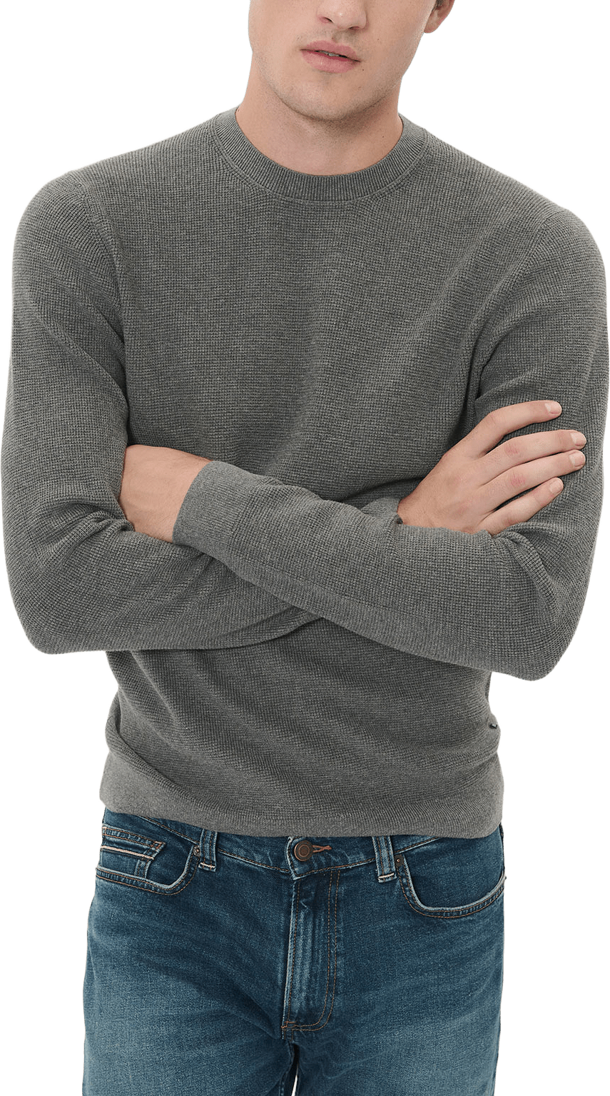 MAlagoon Pullover, från Matinique, i färgen Medium Grey Melange.