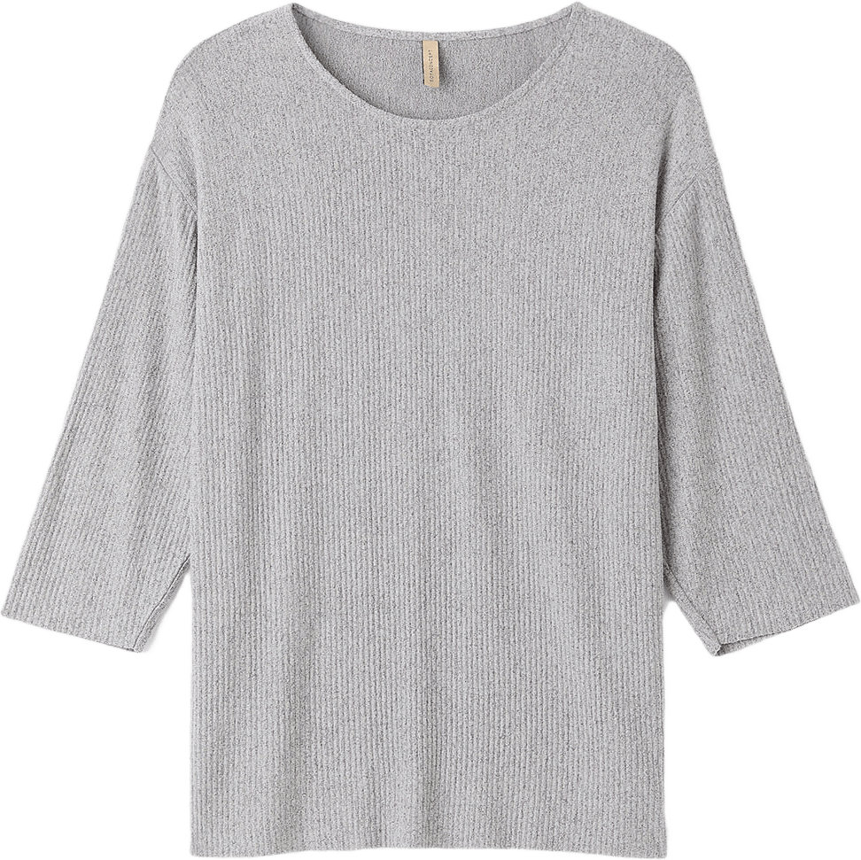 SC-Inas 1 Blouse, från Soyaconcept, i färgen Med. Grey Melange.
