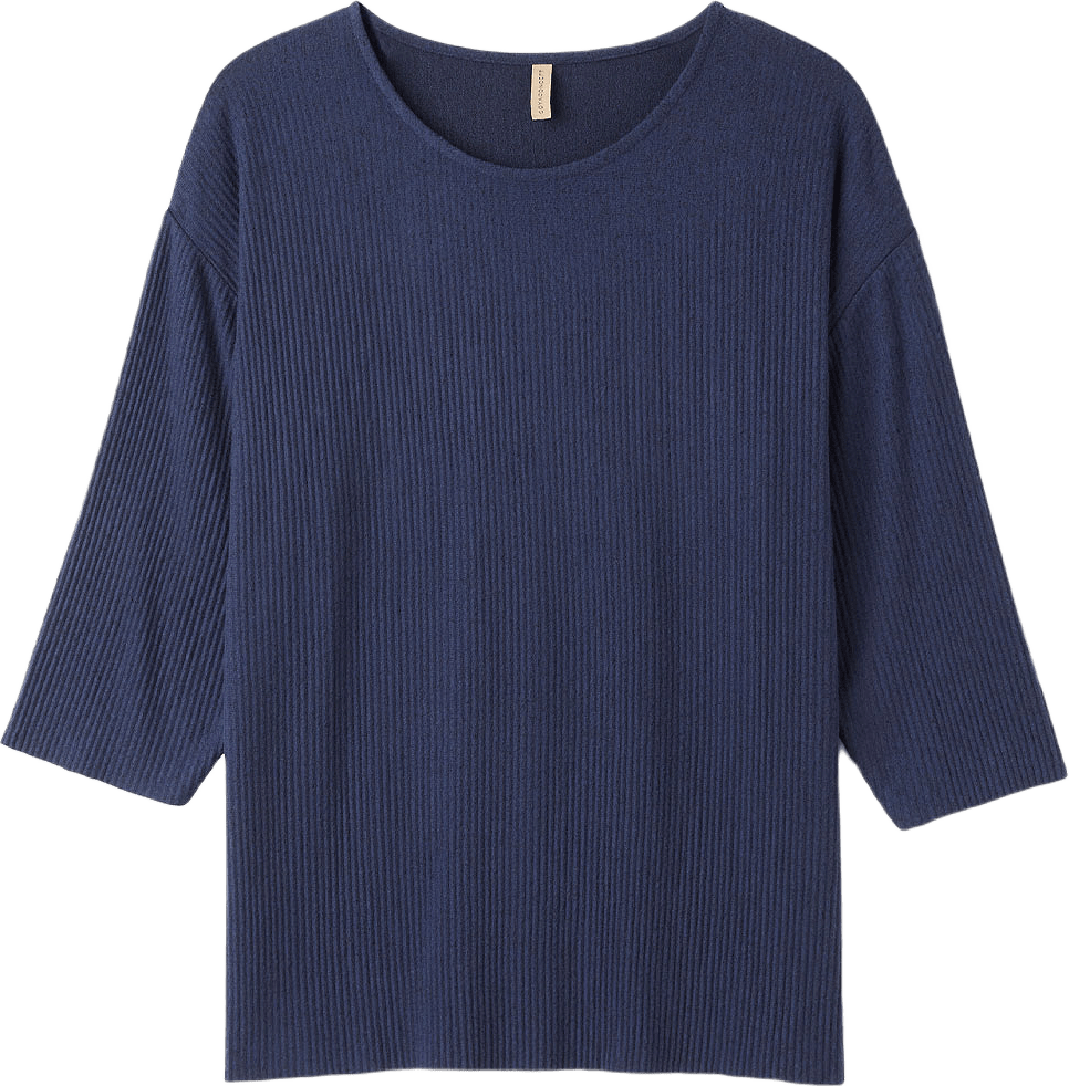 SC-Inas 1 Blouse, från Soyaconcept, i färgen Blue Iris Melange.