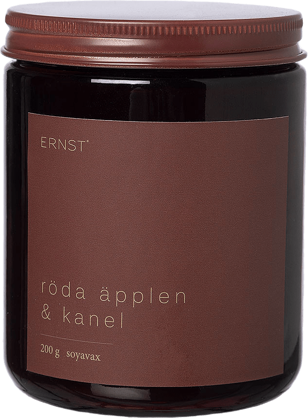 Doftljus Vinterpäron, från ERNST, i färgen Röd.