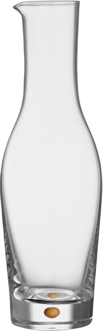 Karaff Intermezzo, från Orrefors, i färgen Gold.