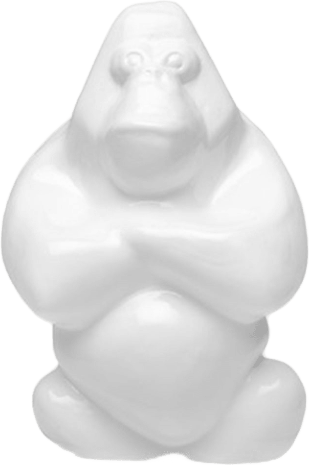 Gabba Gabba Hey H 120mm, från Kosta Boda, i färgen Cloudy White.