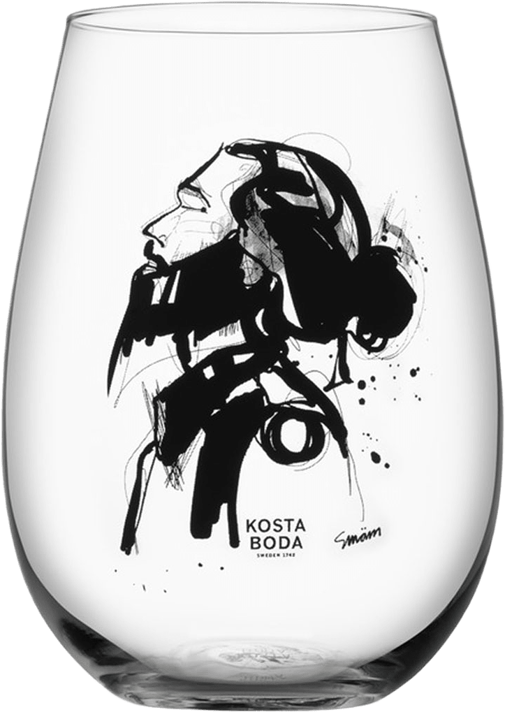 Tumbler 2-pack All About You, från Kosta Boda, i färgen Black.