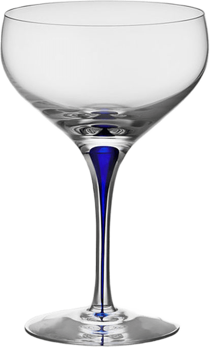 Orrefors Intermezzo Coupe Champagneglas 30Cl, från Orrefors, i färgen Blue.